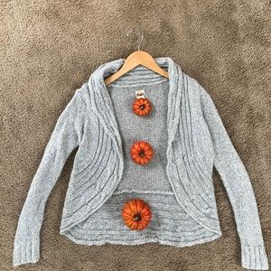 Mudd Cropped Knit Cardigan